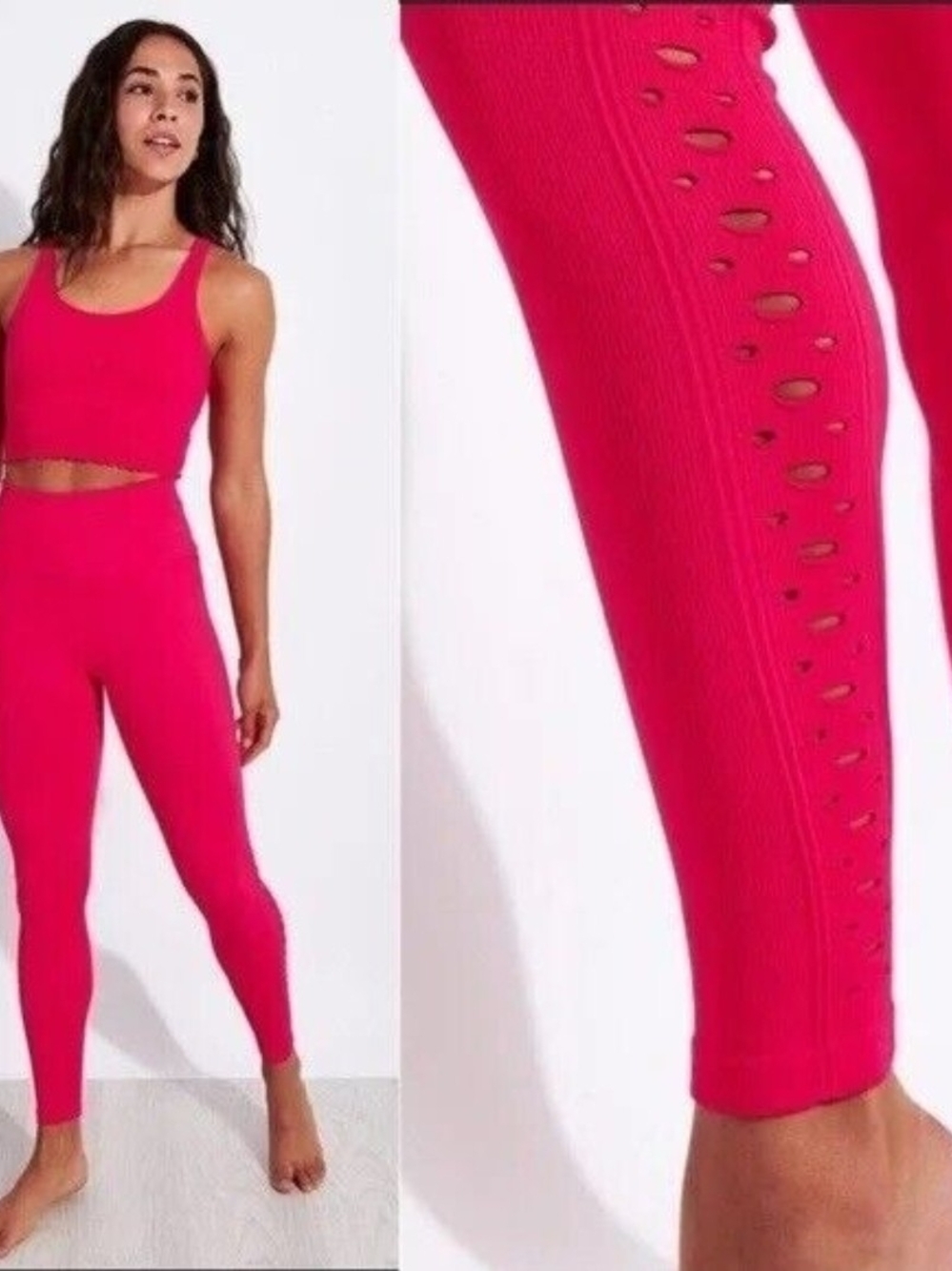 Spiritual Gangster NWOT Self Love Ribbed Seamless Leggings